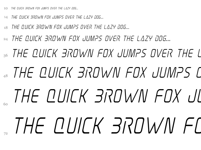 Elite Danger font waterfall
