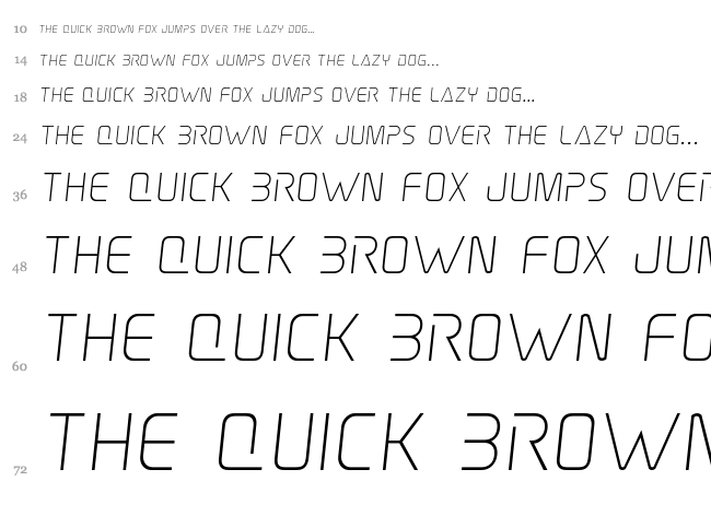 Elite Danger font waterfall