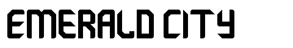 Emerald City font
