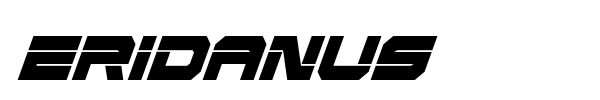 Eridanus font