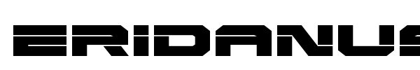 Eridanus font preview