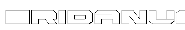 Eridanus font preview