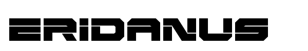 Eridanus font preview