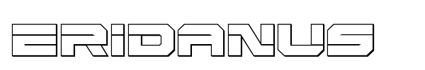 Eridanus font preview