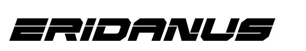 Eridanus font preview