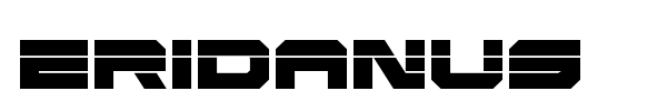 Eridanus font preview