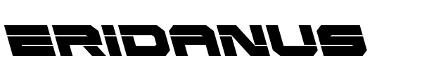 Eridanus font preview
