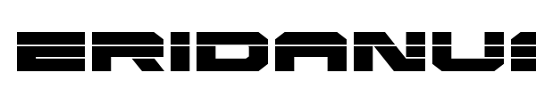 Eridanus font preview