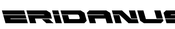Eridanus font preview