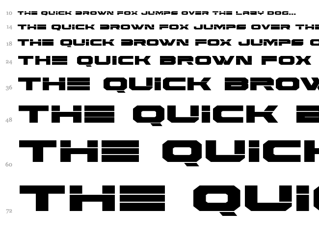 Eridanus font waterfall