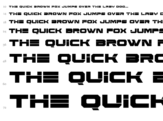 Eridanus font waterfall