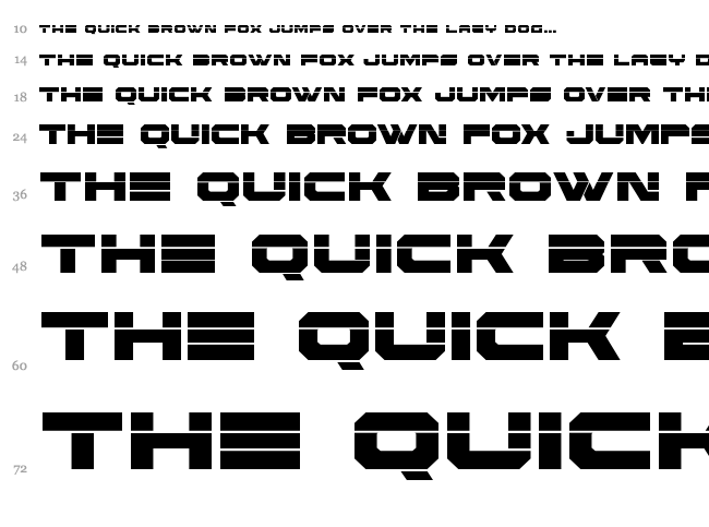 Eridanus font waterfall