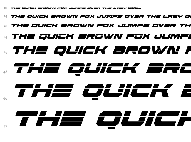 Eridanus font waterfall