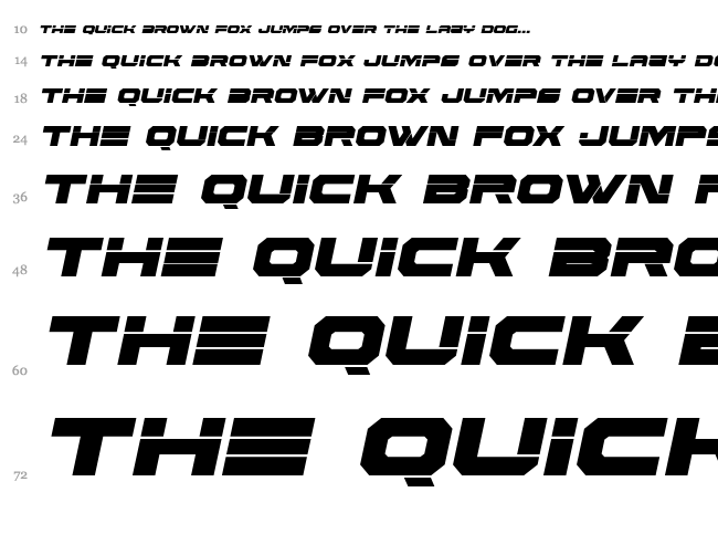 Eridanus font waterfall