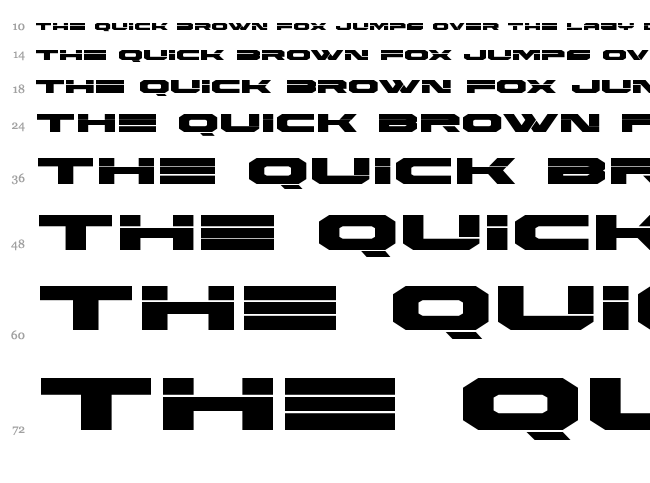 Eridanus font waterfall