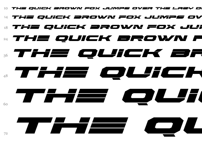 Eridanus font waterfall