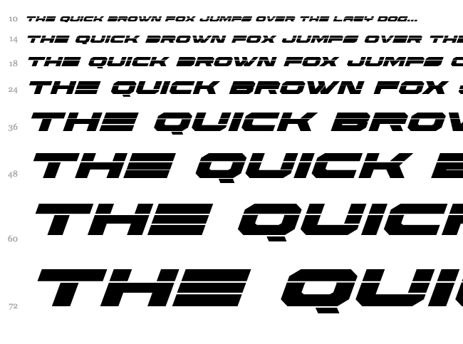 Eridanus font waterfall