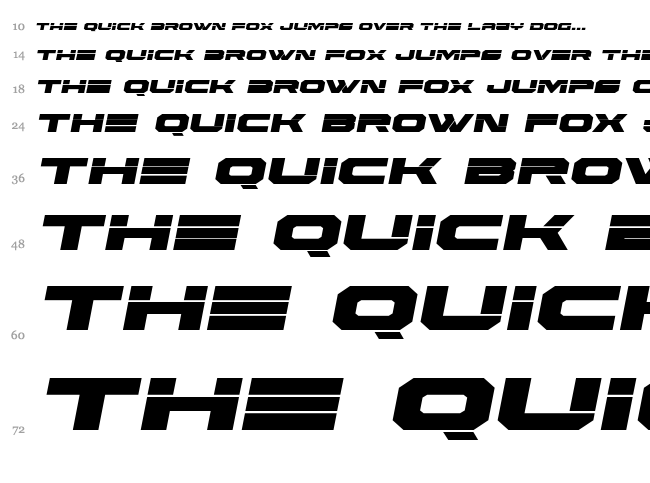 Eridanus font waterfall