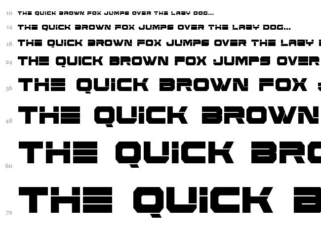Eridanus font waterfall