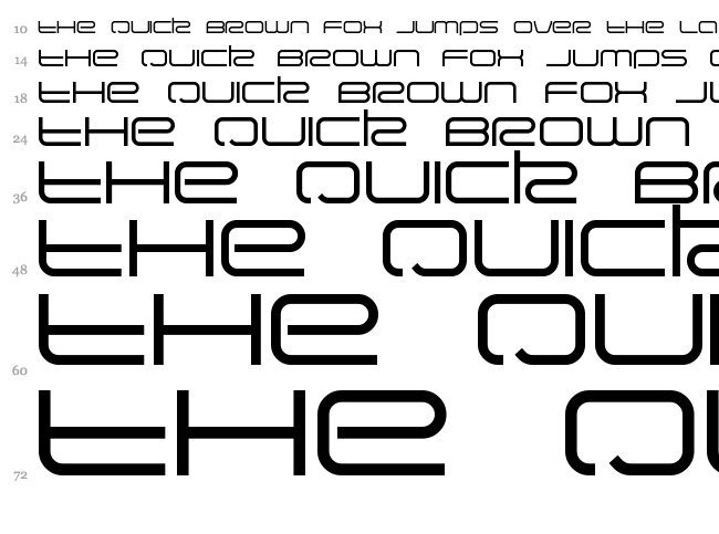 Eva font waterfall