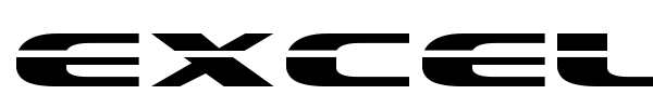 Excelerate font
