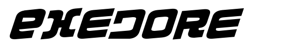 Exedore font