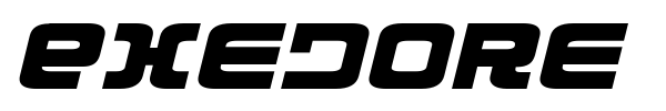 Exedore font preview
