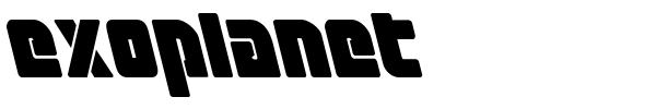 Exoplanet font