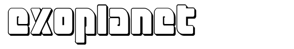 Exoplanet font preview