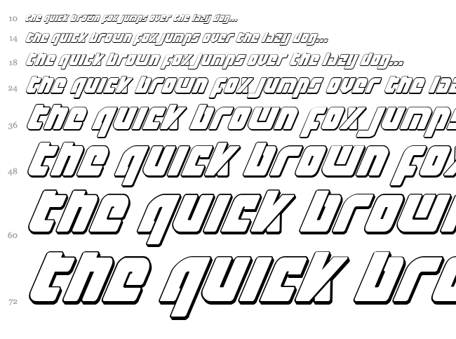 Exoplanet font waterfall