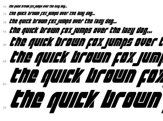 Exoplanet font waterfall