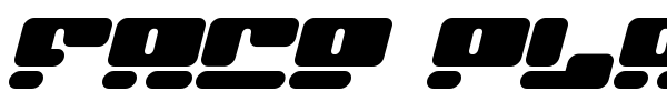 Face Plant font preview
