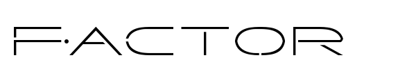 Factor font preview