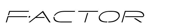 Factor font preview