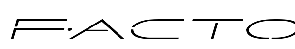 Factor font preview