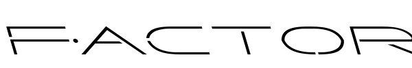 Factor font preview
