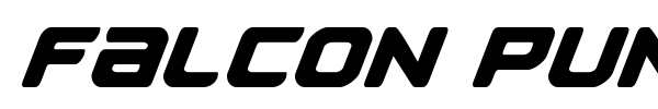 Falcon Punch font preview