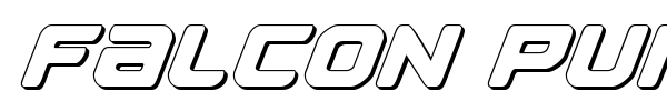 Falcon Punch font preview