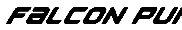 Falcon Punch font preview