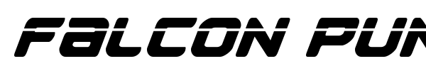 Falcon Punch font preview