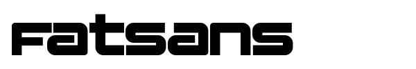 Fatsans font preview