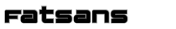Fatsans font preview