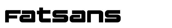 Fatsans font preview