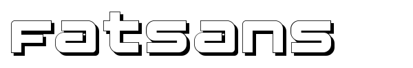 Fatsans font preview