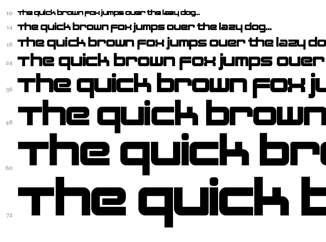 Fatsans font waterfall