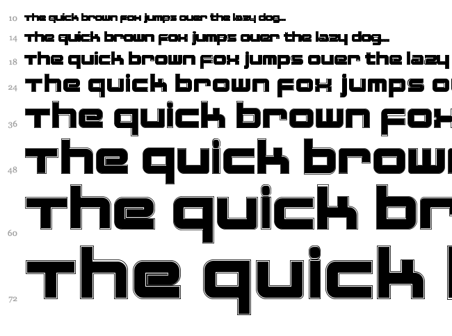 Fatsans font waterfall