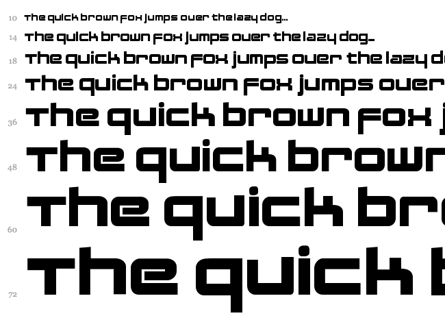 Fatsans font waterfall