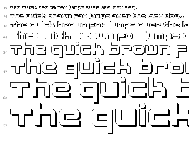 Fatsans font waterfall
