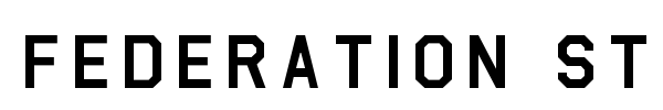 Federation Starfleet Hull 23rd font