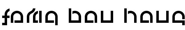 Fertig Bau Haus font